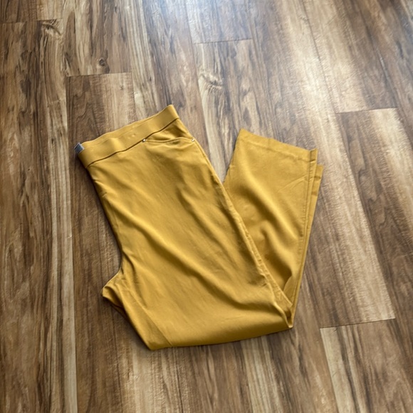 Avenue Pants - Avenue Women’s Mustard Pull On Dress Pants Size 22W Tall